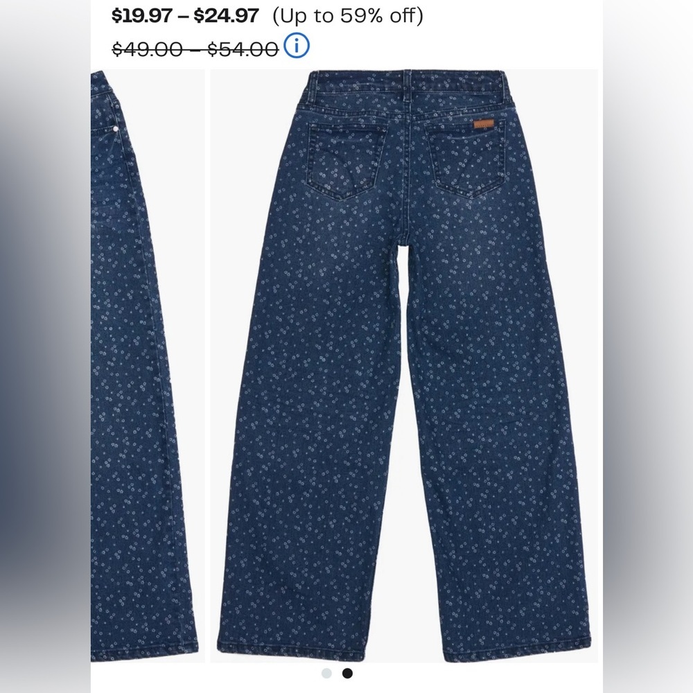 Kids' Mia Print Wide Leg Jeans
Joe's
Toddler, Little Kid & Big Kid NWT